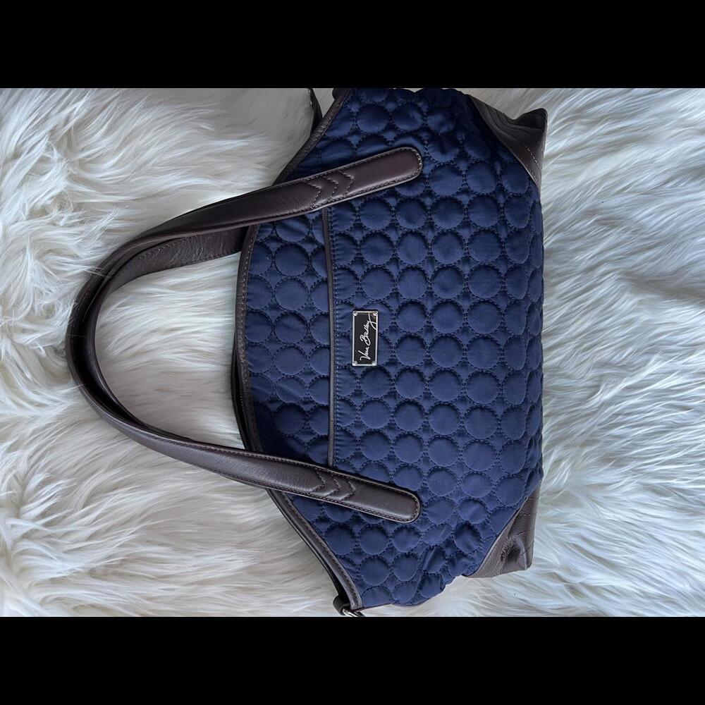 Vera Bradley Quilted Navy Handbag